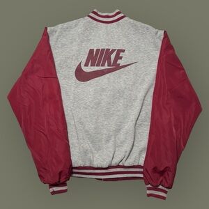 Vintage 90’s Nike Satin Reversible Varsity Jacket